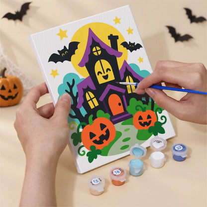 Paint by Numbers – 6 Mini Paintings | Halloween Party Pals Set