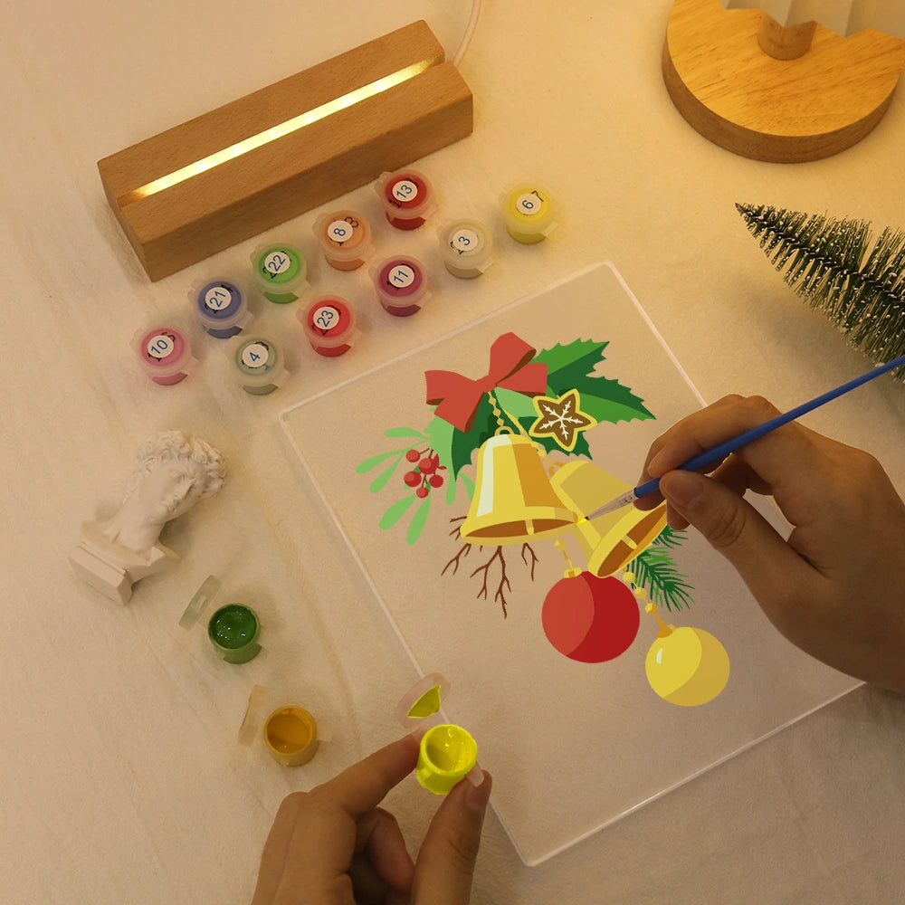 
Paint by Numbers - Christmas Light | Golden Christmas Bells