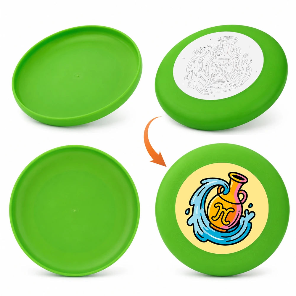Paint by Numbers - Frisbee | Aquarius Sign
