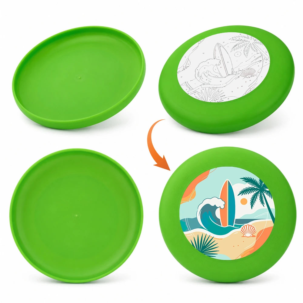 
Paint by Numbers - Frisbee | Beach with a Surfboard