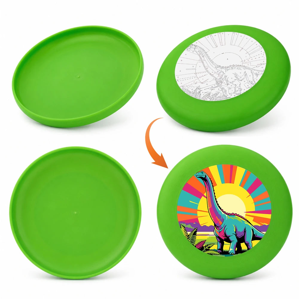 Paint by Numbers - Frisbee | Brontosaurus at Sunrise