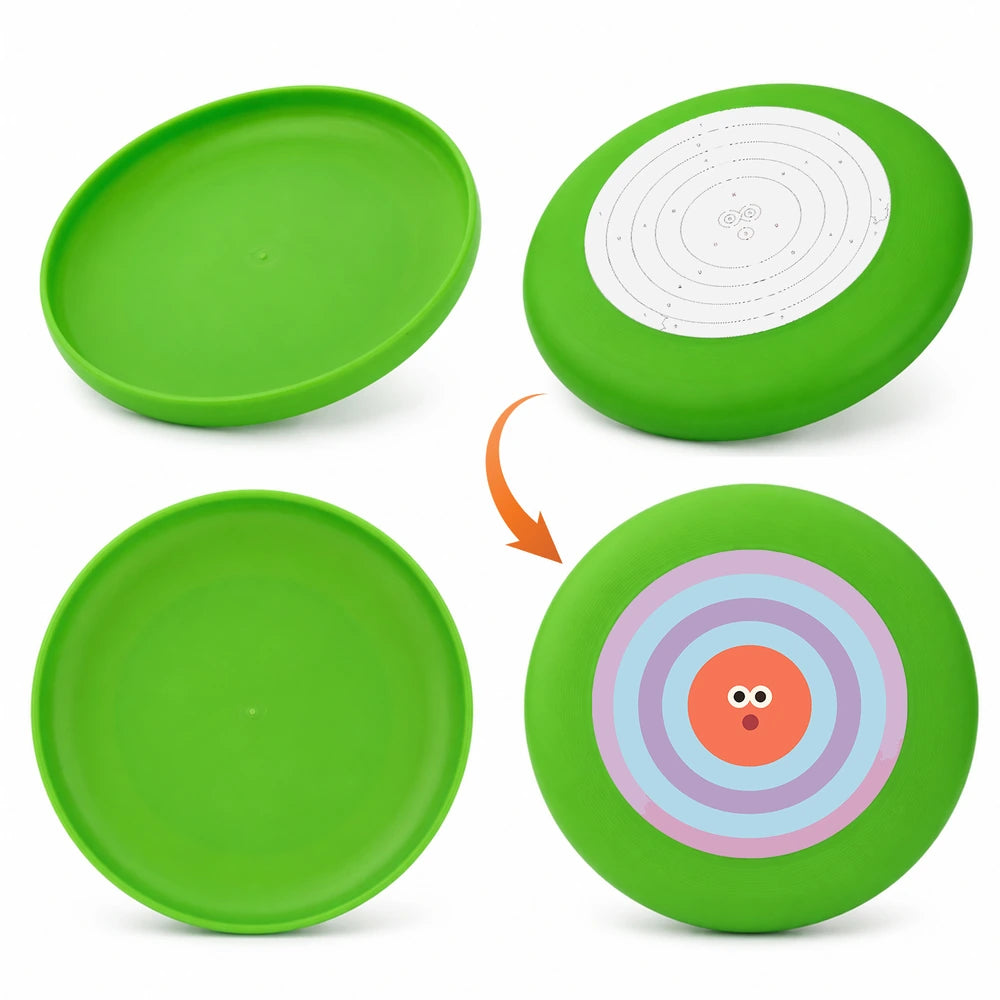 Paint by Numbers - Frisbee | Bullseye Face in Orange