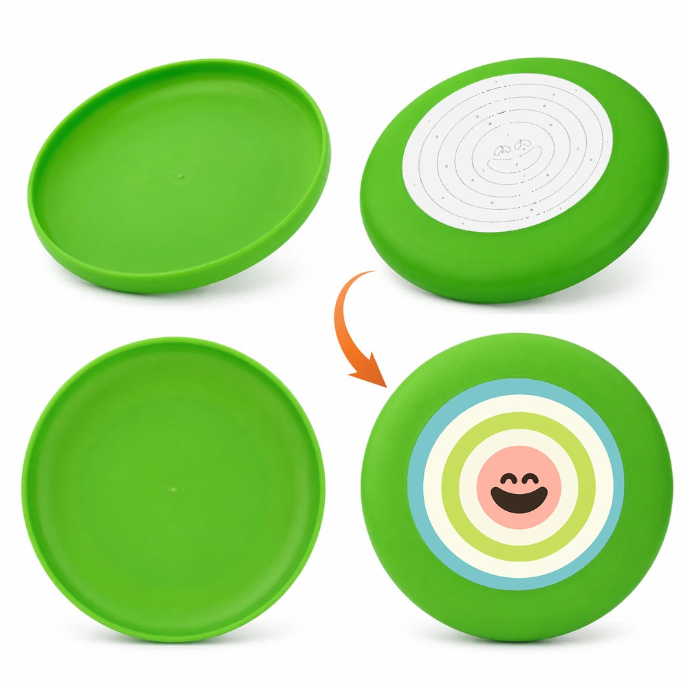 Paint by Numbers - Frisbee | Bullseye Smile in Green