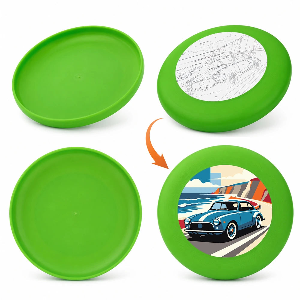 
Paint by Numbers - Frisbee | Classic Car by the Sea