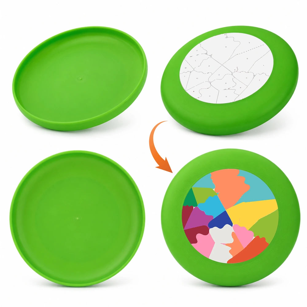 Paint by Numbers - Frisbee | Colour Block Wolf