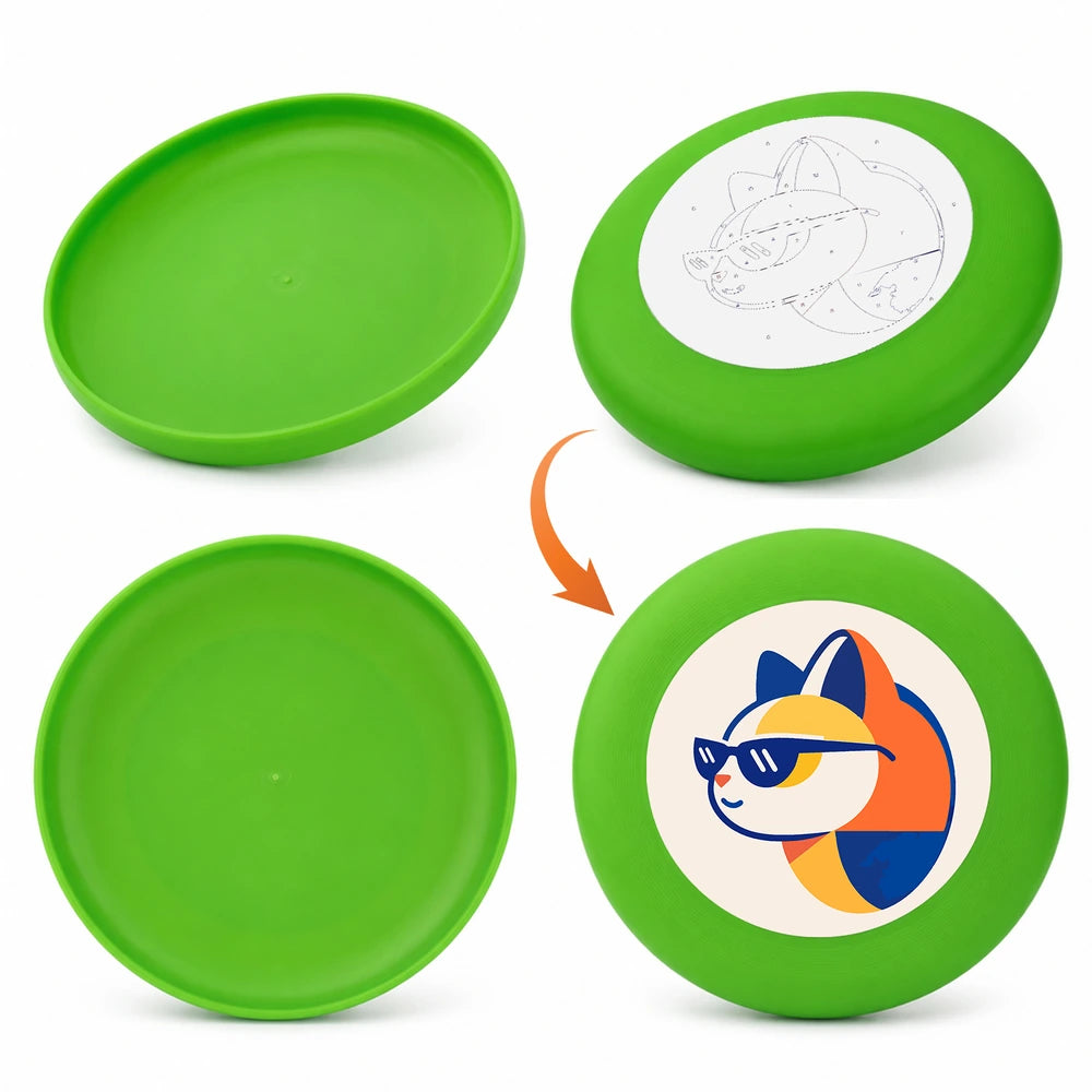 Paint by Numbers - Frisbee | Cool Geometric Fox