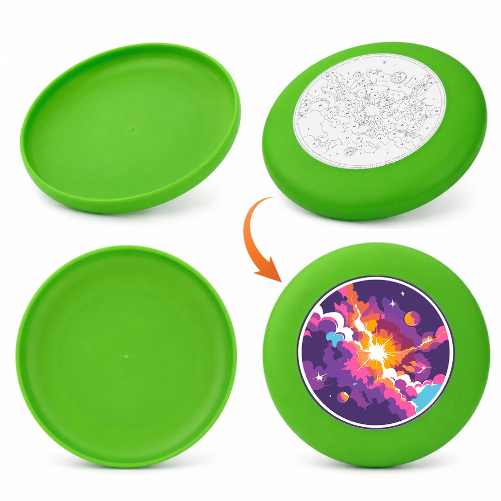 
Paint by Numbers - Frisbee | Cosmic Nebula