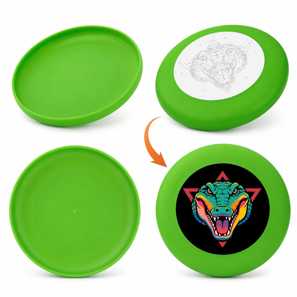 Paint by Numbers - Frisbee | Crocodile Emblem