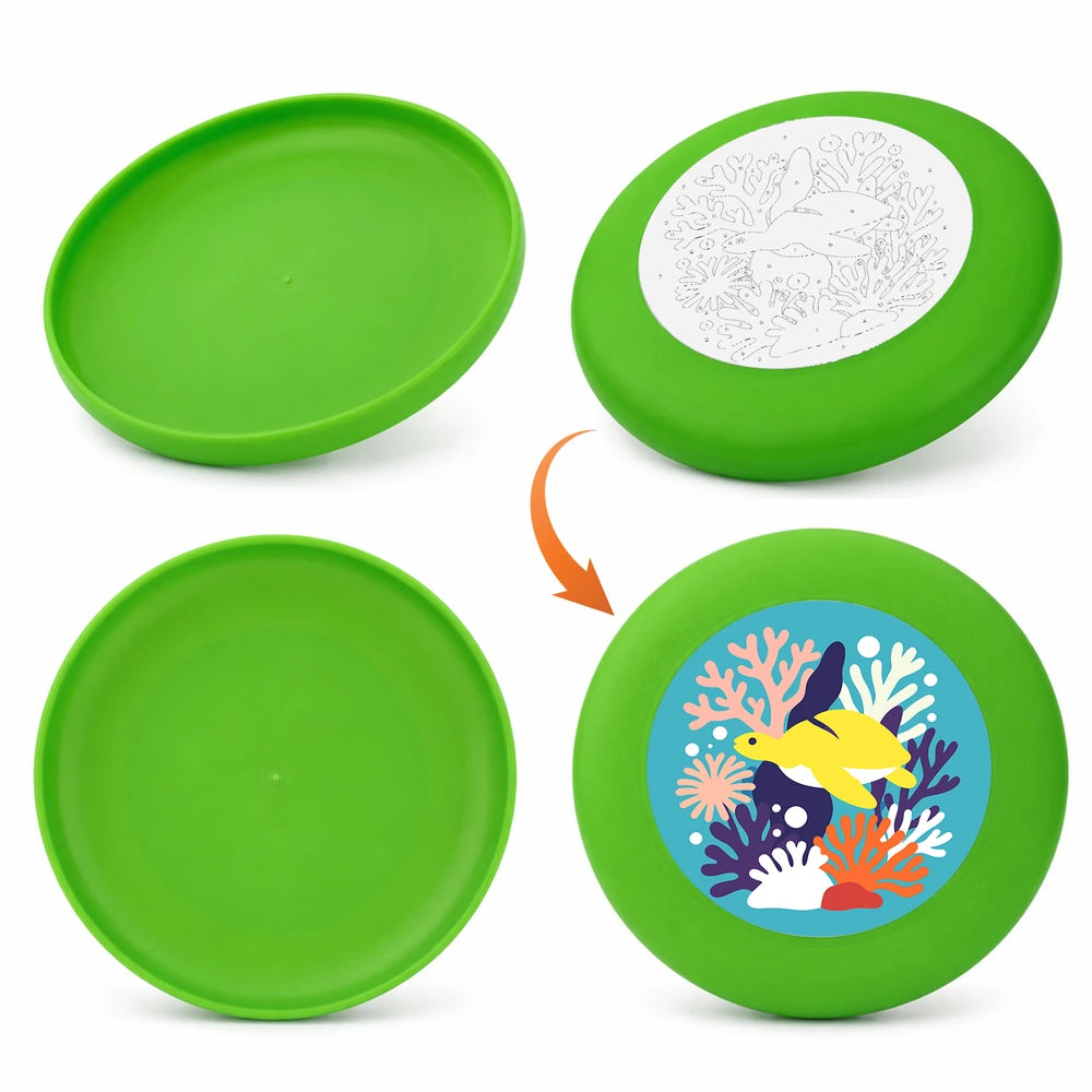 
Paint by Numbers - Frisbee | Fish on the Reef