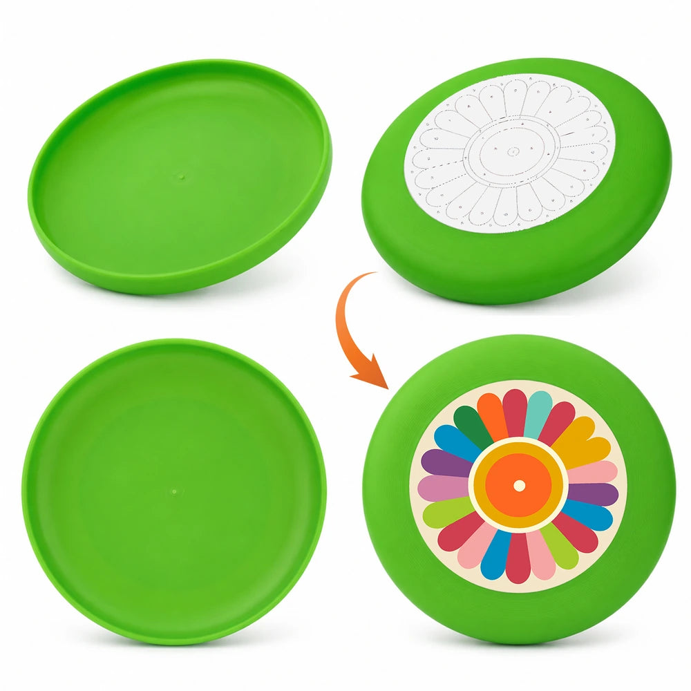 
Paint by Numbers - Frisbee | Flower Wheel