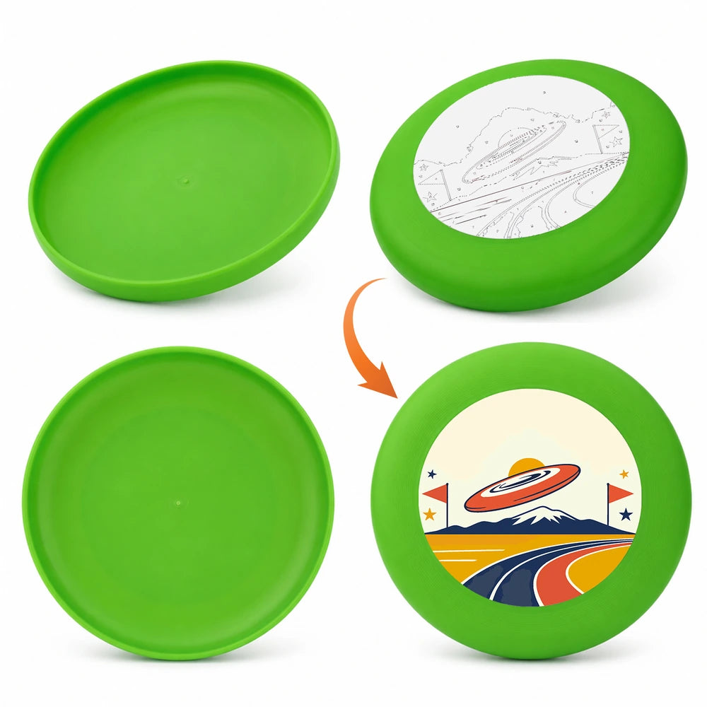 Paint by Numbers - Frisbee | Flying Disc over the Ramp