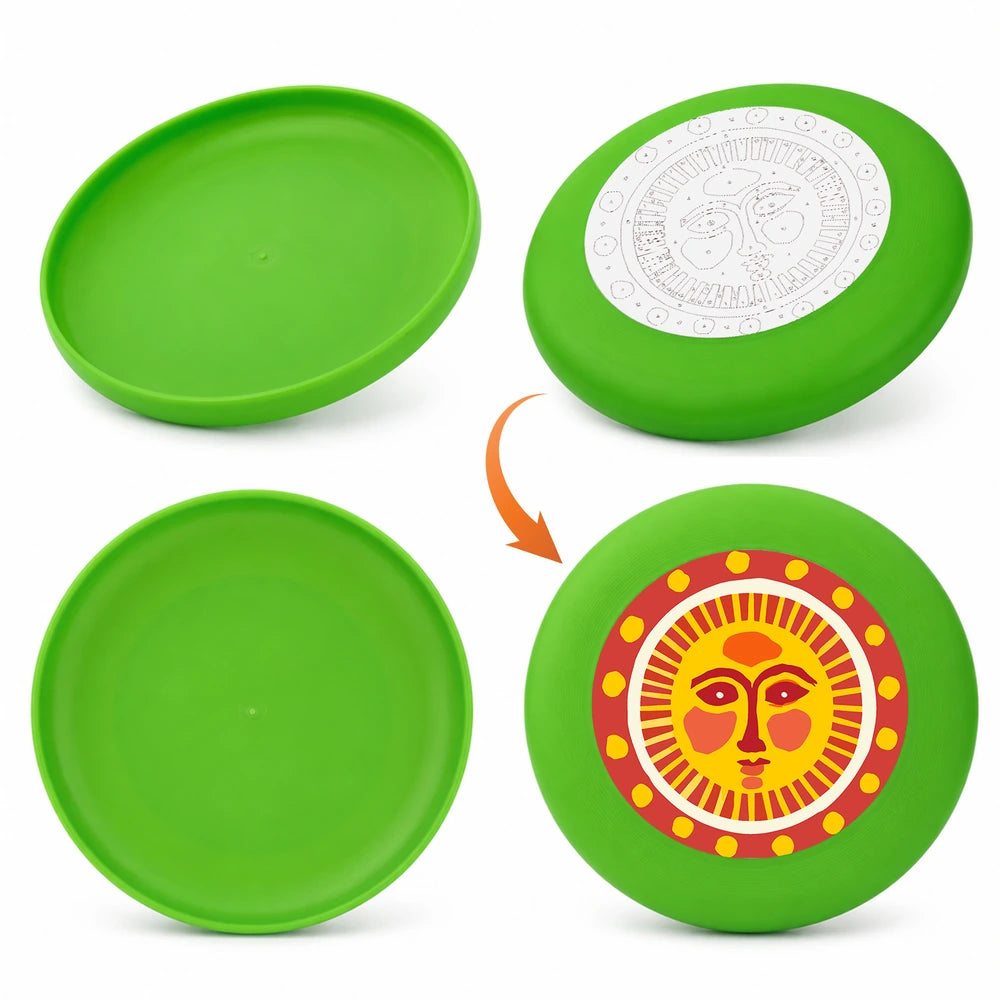 Paint by Numbers - Frisbee | Folk Sun Face