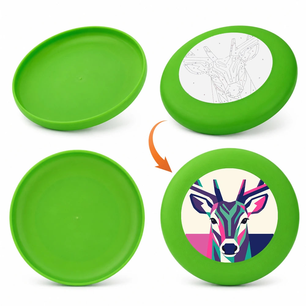
Paint by Numbers - Frisbee | Geometric Deer