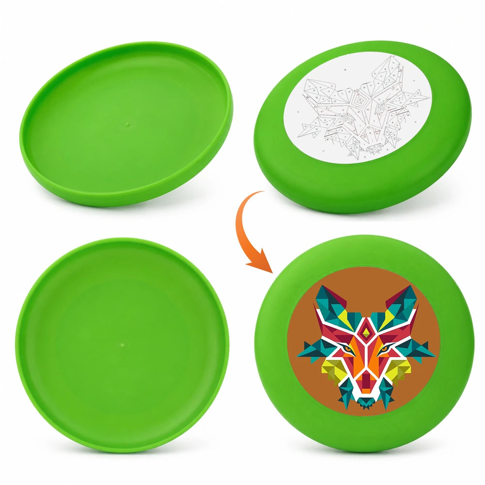 Paint by Numbers - Frisbee | Geometric Fox