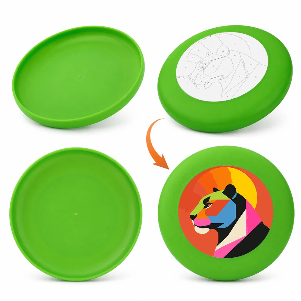 Paint by Numbers - Frisbee | Geometric Panther