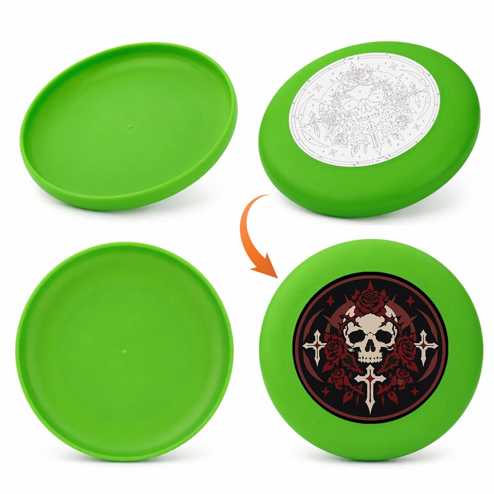 
Paint by Numbers - Frisbee | Gothic Skull Crest