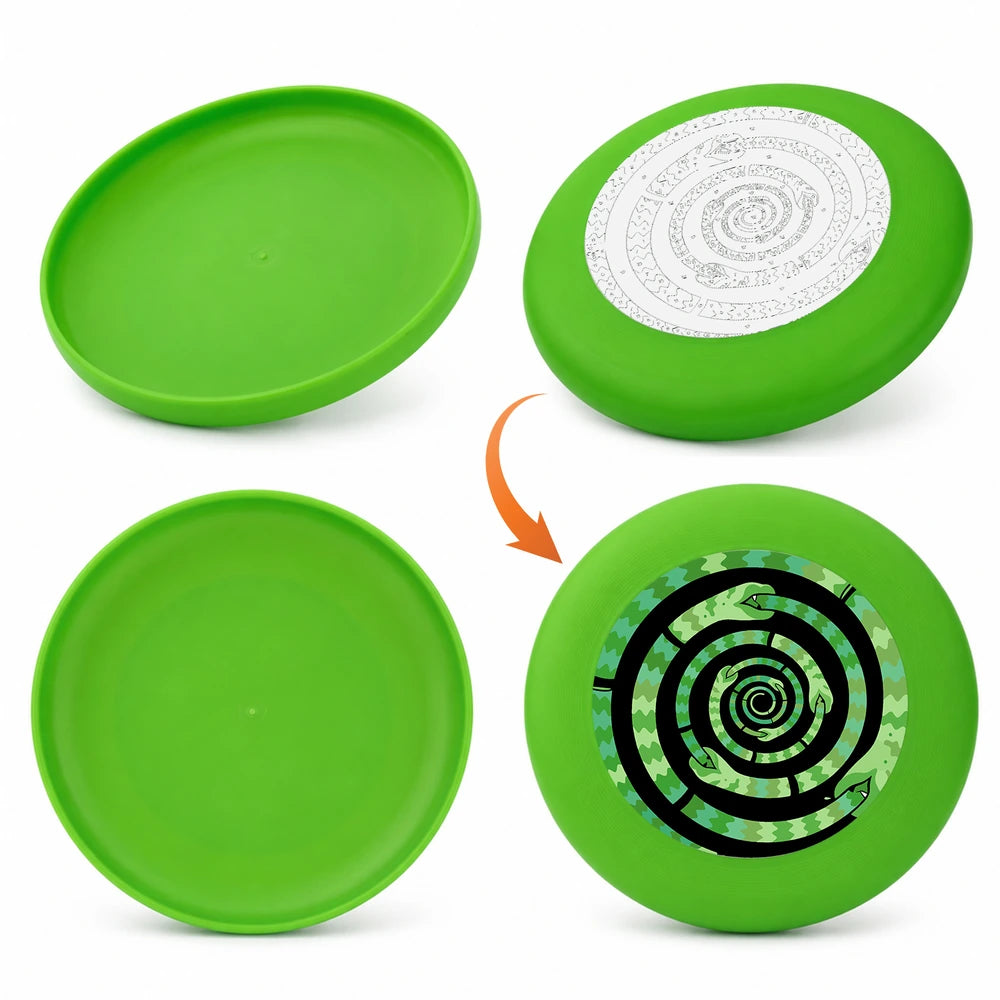 Paint by Numbers - Frisbee | Green Spiral Maze