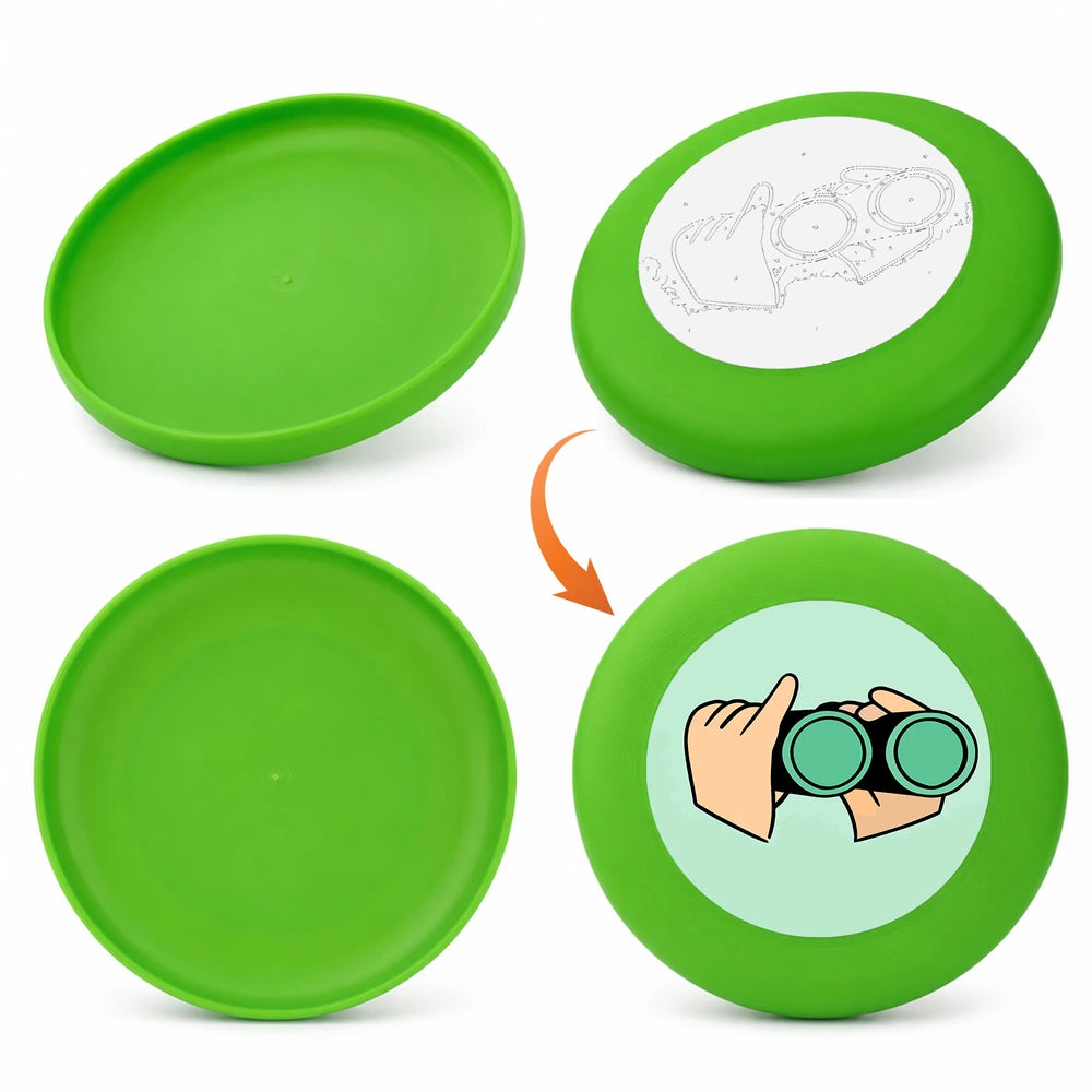 
Paint by Numbers - Frisbee | Hand with Binoculars
