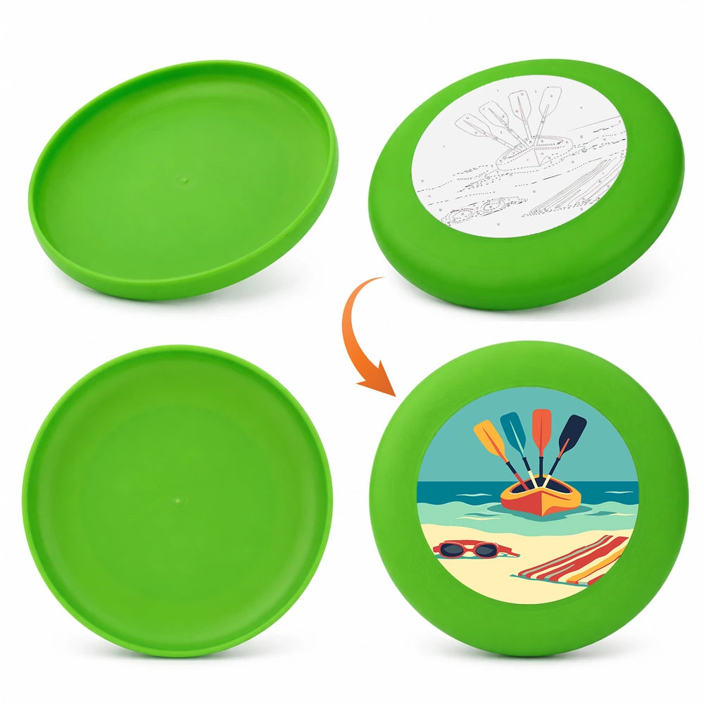 
Paint by Numbers - Frisbee | Kayak on the Beach