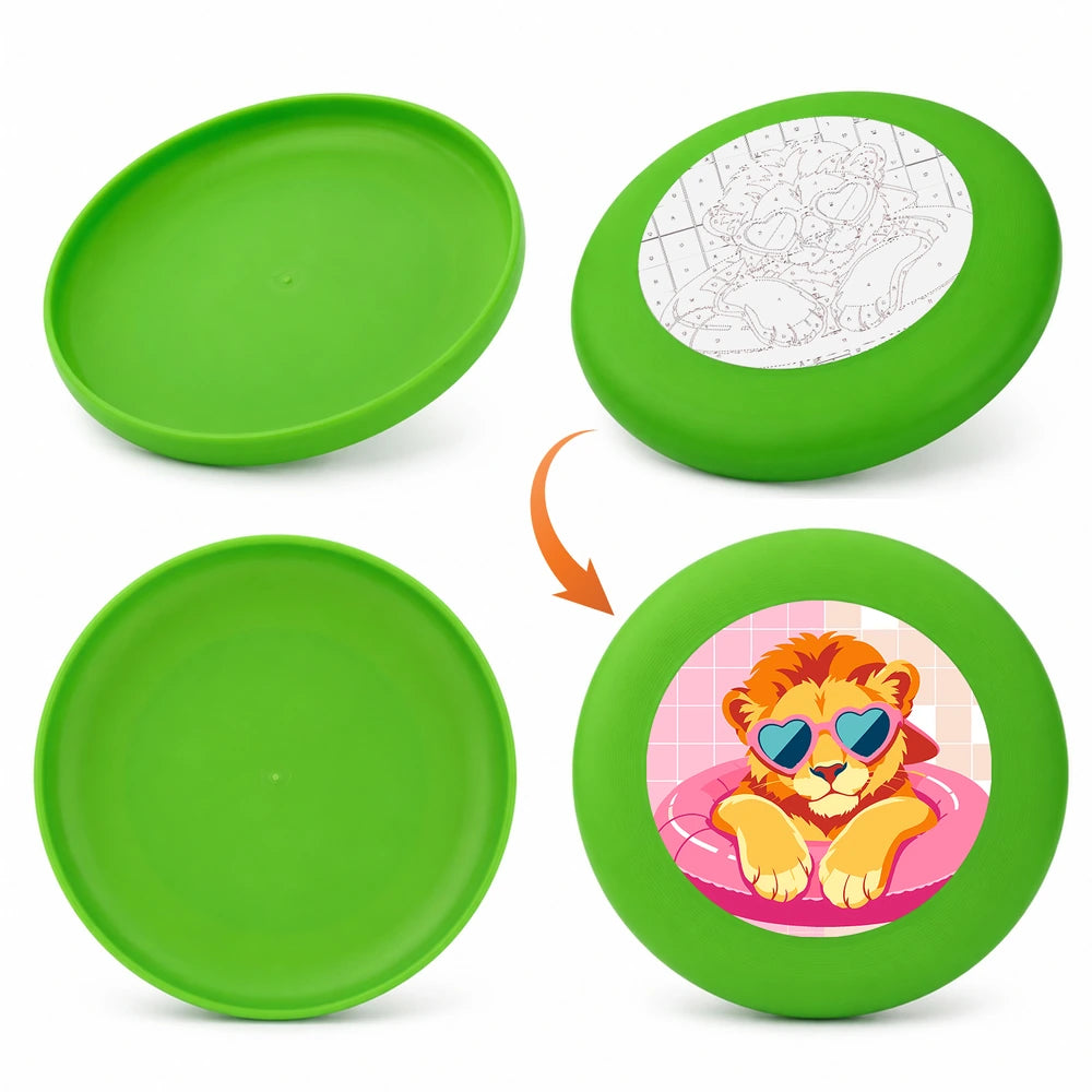Paint by Numbers - Frisbee | Lion in a Pool Ring