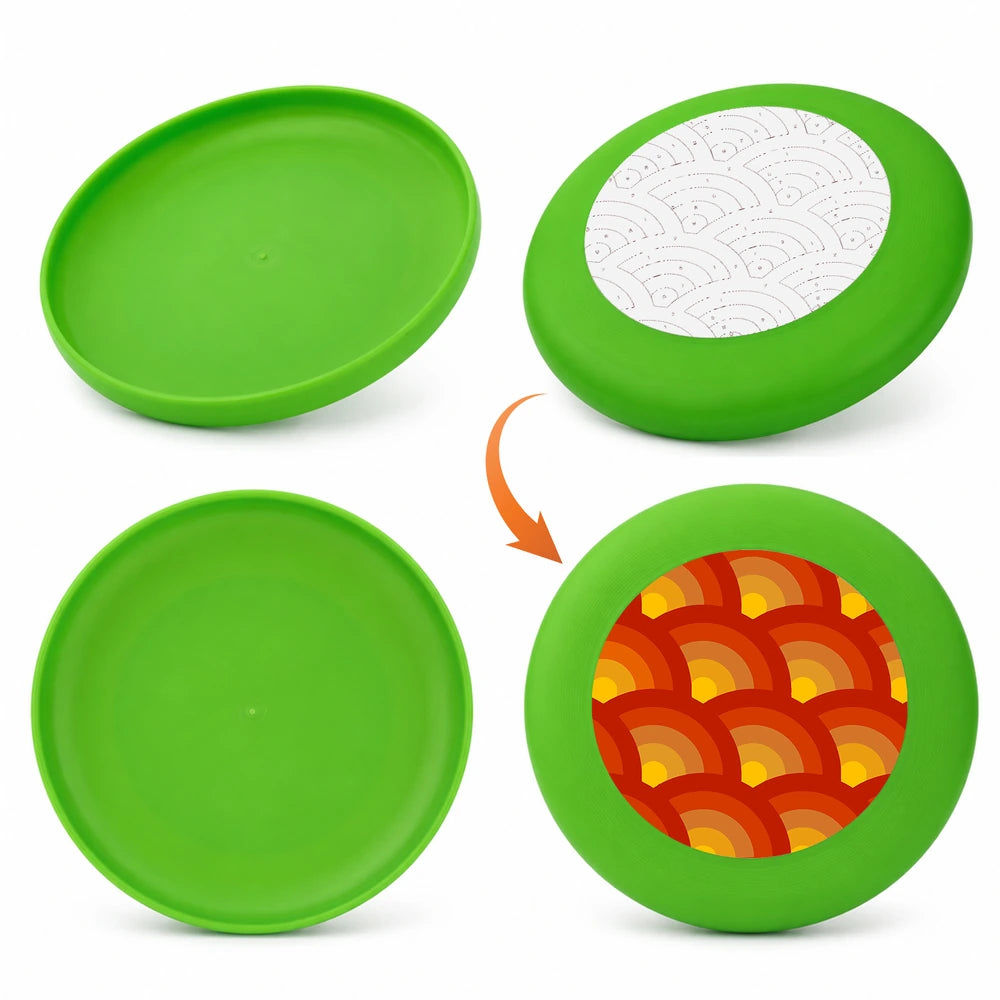 Paint by Numbers - Frisbee | Orange Scale Pattern
