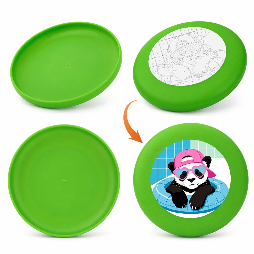 Paint by Numbers - Frisbee | Panda in a Pool Ring