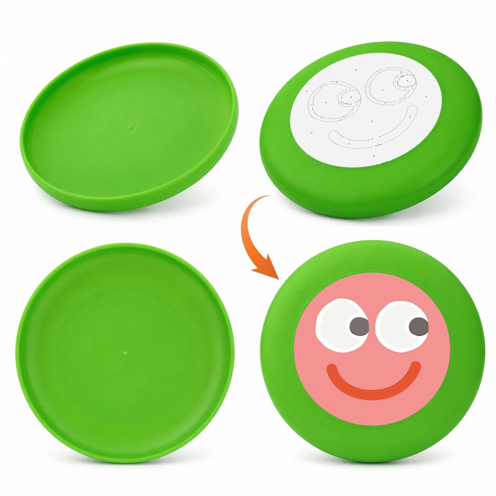 
Paint by Numbers - Frisbee | Pink Smiley Face