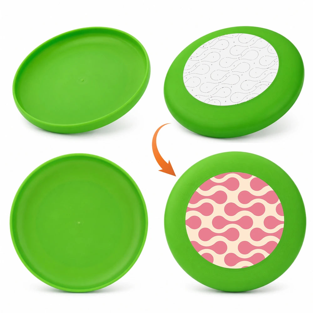 
Paint by Numbers - Frisbee | Pink Wave Pattern