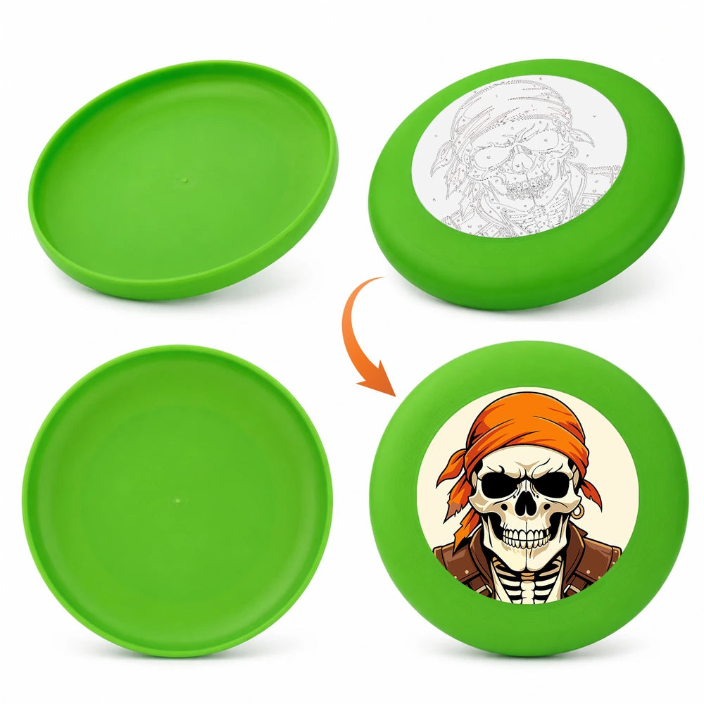 Paint by Numbers - Frisbee | Pirate Skeleton