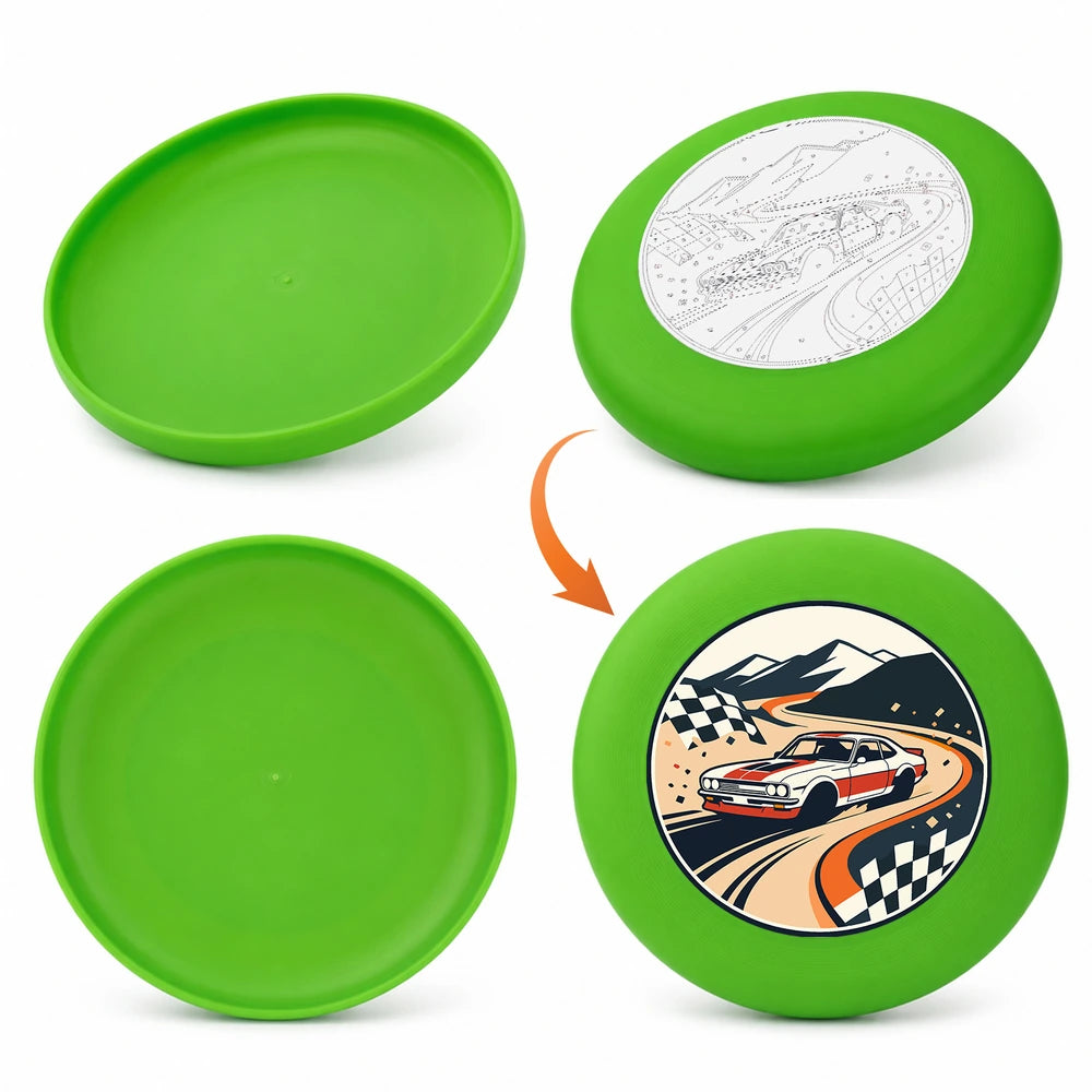 
Paint by Numbers - Frisbee | Race Car on the Track