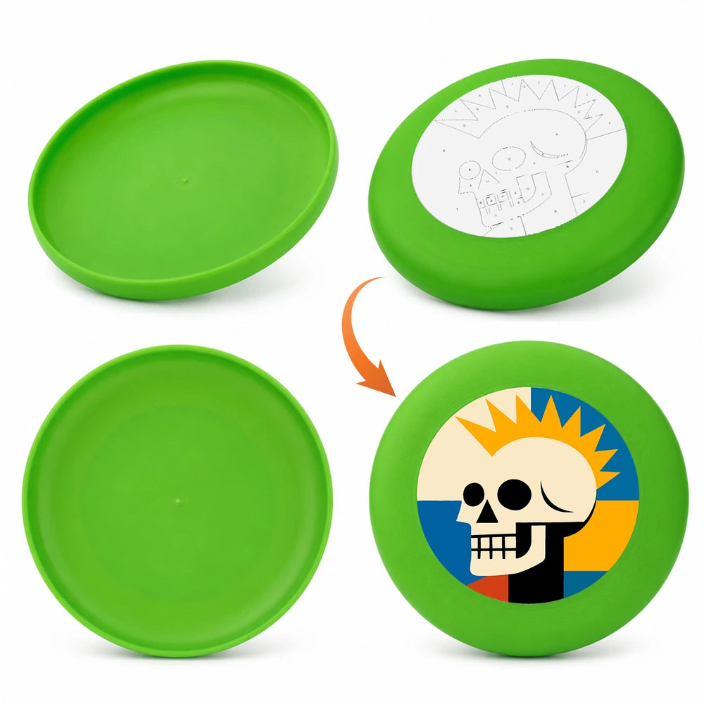 Paint by Numbers - Frisbee | Sunburst Skull