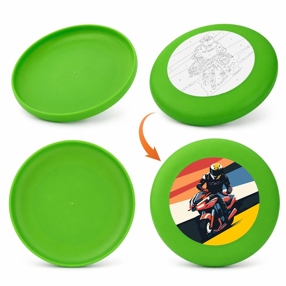 
Paint by Numbers - Frisbee | Sunset Motorcycle Rider