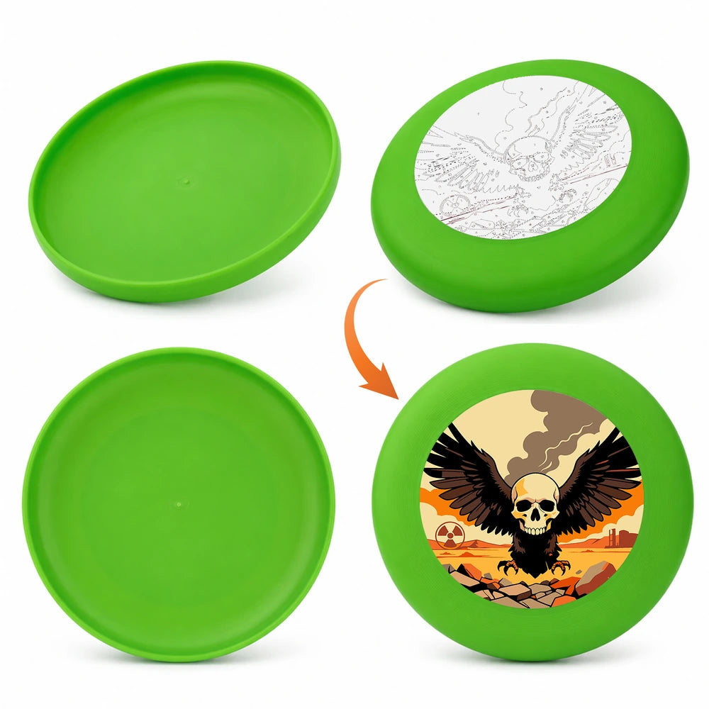 Paint by Numbers - Frisbee | Winged Skull
