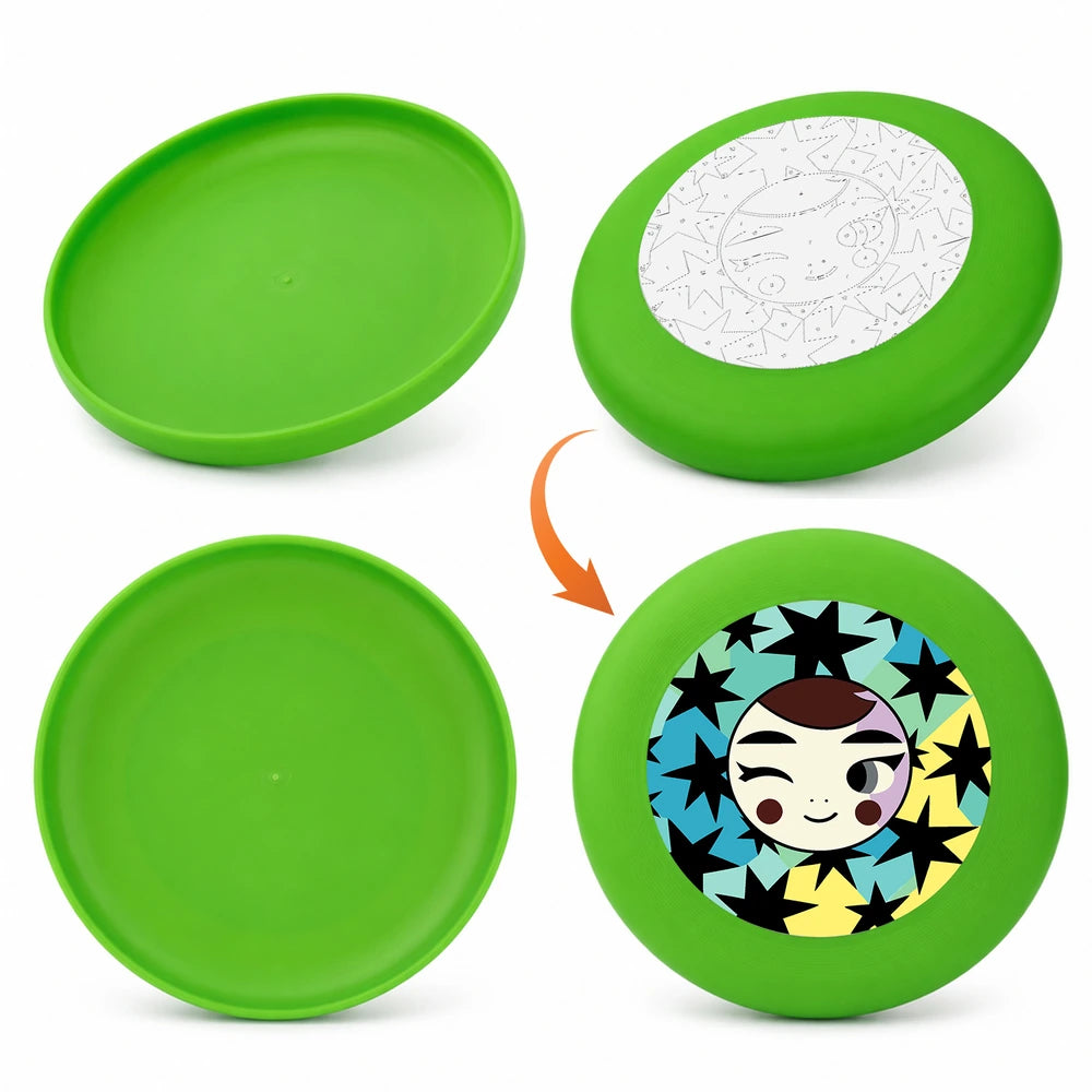 
Paint by Numbers - Frisbee | Winking Girl with Stars