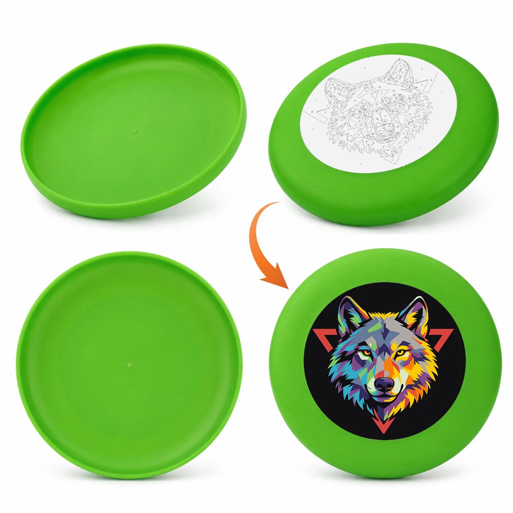 
Paint by Numbers - Frisbee | Wolf Head Emblem