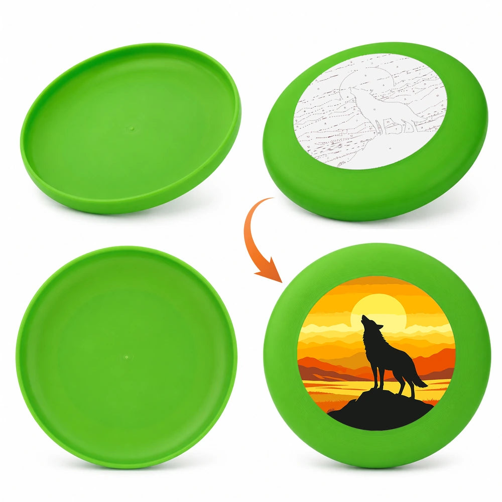 Paint by Numbers - Frisbee | Wolf at Sunset