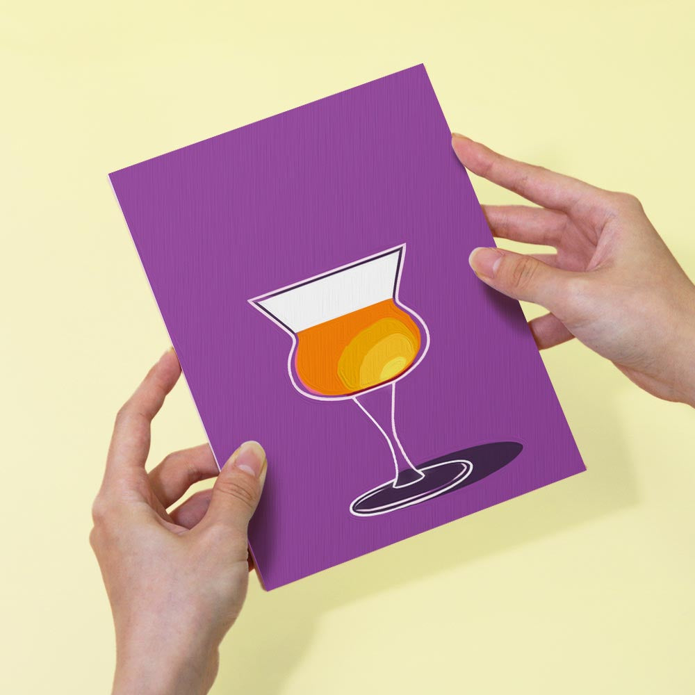 Paint by Numbers – 6 Mini Paintings | Colorful Cocktail Glasses Set