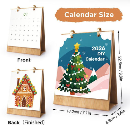 Paint by Numbers - 2026 Desk Calendar - Christmas Joy