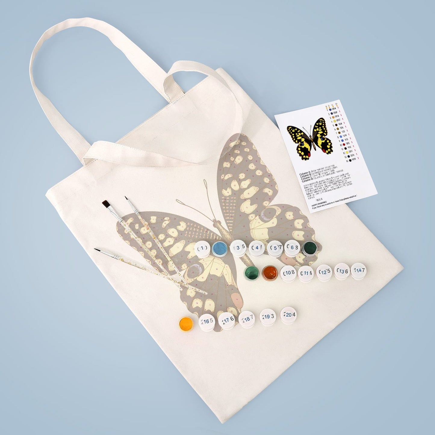 Paint by Numbers – DIY Totebag | Monarch Noir