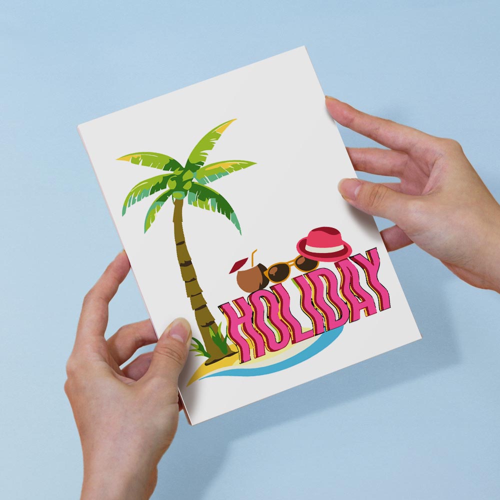 Paint by Numbers – 6 Mini Paintings | Retro Summer Holiday Set