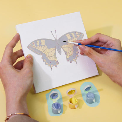 Paint by Numbers – 6 Mini Paintings | Butterfly Collection