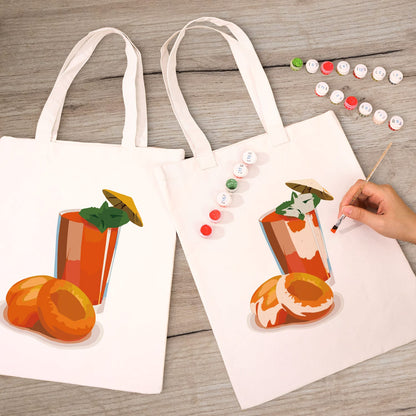 Paint by Numbers – DIY Totebag | Apricot Juice