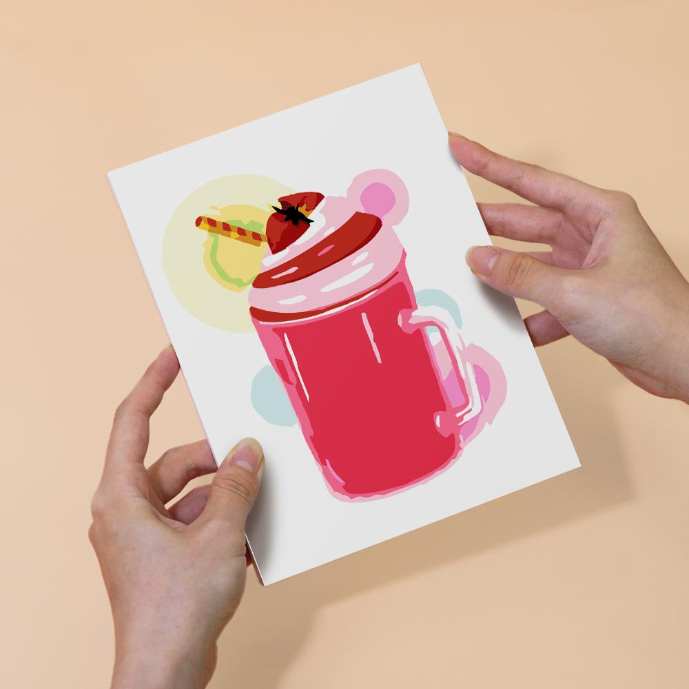 Paint by Numbers – 6 Mini Paintings | Milkshake Set 2