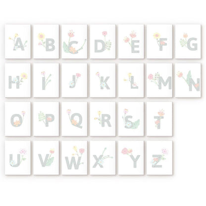 Paint by Numbers – Alphabet Painting Kit | A to Z Floral Letters