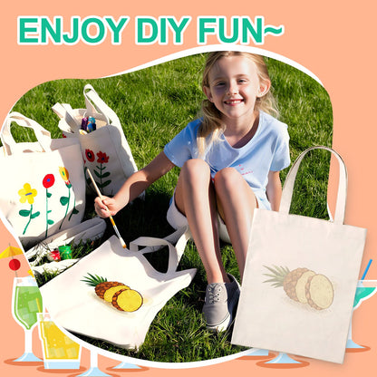 Paint by Numbers - DIY Totebag | Pineapple Twist