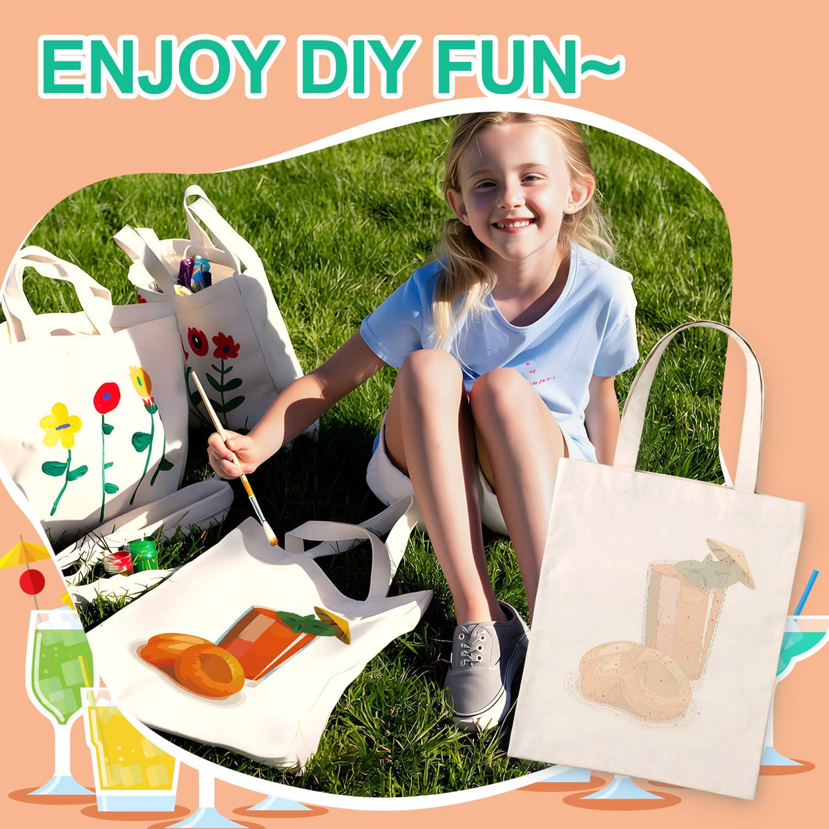 
Paint by Numbers – DIY Totebag | Apricot Juice