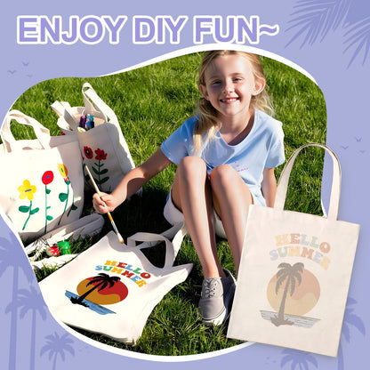 Paint by Numbers – DIY Totebag | Hello Summer