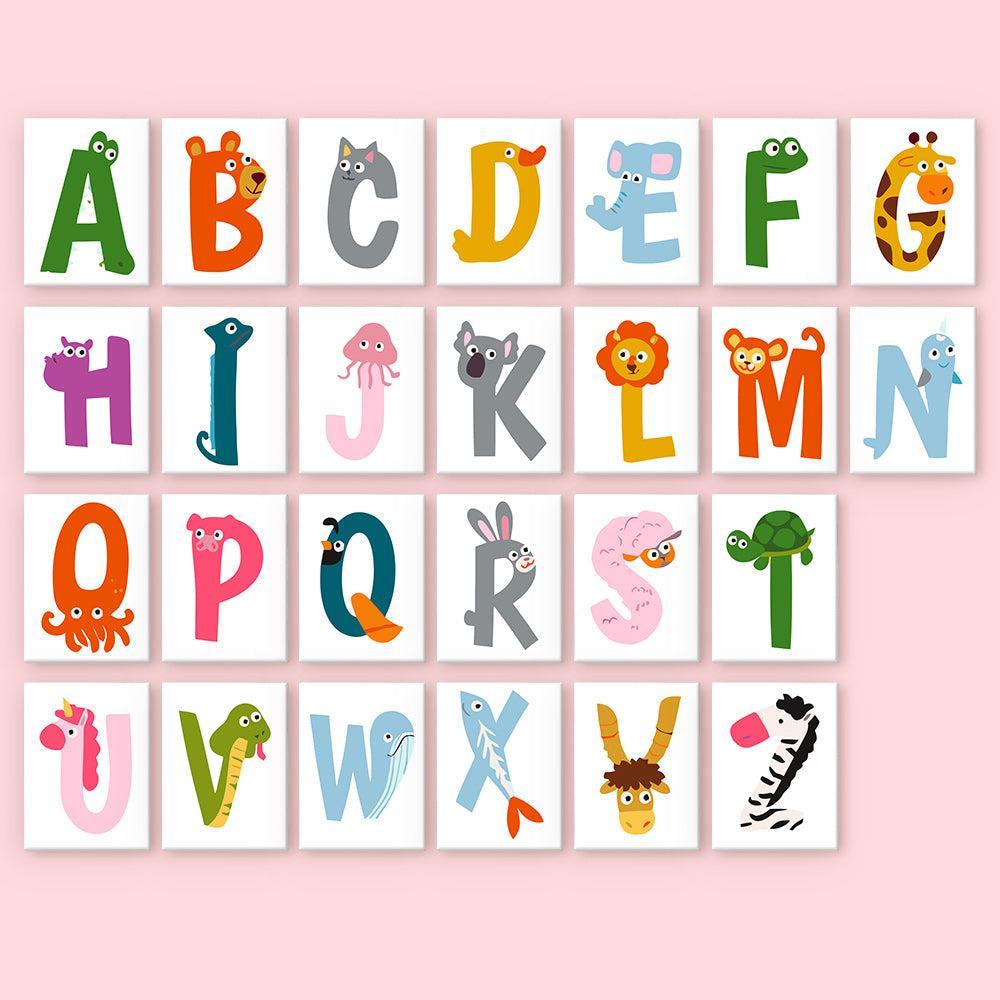 Paint by Numbers – Alphabet Painting Kit | A to Z Animal Friends