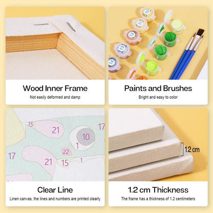 Paint by Numbers – Alphabet Painting Kit | A to Z Funky Monsters