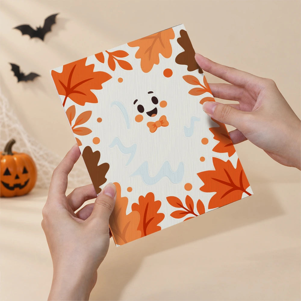 Paint by Numbers – 6 Mini Paintings | Autumn Leaves Halloween Pets Set